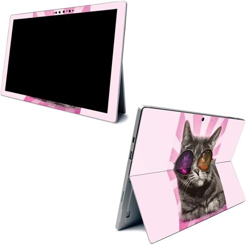 MightySkins Skin for Microsoft Surface Pro 7 - Cat Dream | Protective, Durable, and Unique Vinyl Decal Wrap Cover | Easy to Apply, Remove, and Change Styles | Made in The USA (MISURPR7-Cat Dream) in Saudi Arabia