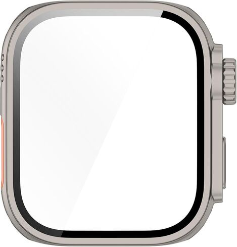 Compatible for Huawei Watch Fit 3 Case Cover, Screen Protector with Tempered Glass Film PC Protective Case for Huawei Watch Fit 3 Smartwatch (Black) in Saudi Arabia