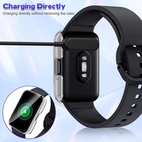 جراب واقي شاشة لساعة Samsung Galaxy Fit3، 4 قطع من غطاء الوجه الصلب من البولي كربونات المقاوم للخدش، مجموعة حماية كاملة رفيعة للغاية من ملحقات الساعة الذكية للرجال والنساء in Kuwait