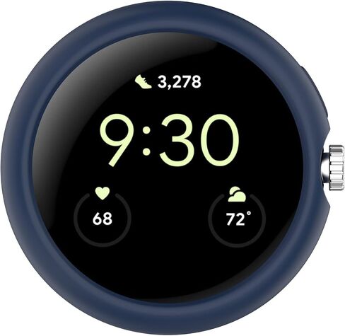 FitTurn Compatible with Google Pixel Watch 3 41mm/Pixel Watch 2 Case, Colour PC Shockproof Case Protective Screen Cover Bumper Shell for Pixel 3 41mm/Pixel 2 Heart Rate Tracking Watch (Green,Blue,Red) in Saudi Arabia