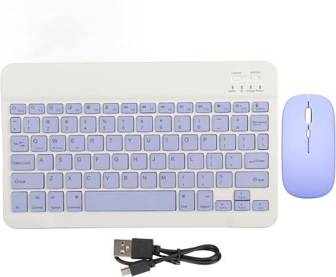 Keyboard and Mouse,Ultra Slim Bluetooth Keyboard and Mouse Combo Rechargeable Portable Keyboard Mouse Set for Laptop PC Cellphone(for) in Kuwait