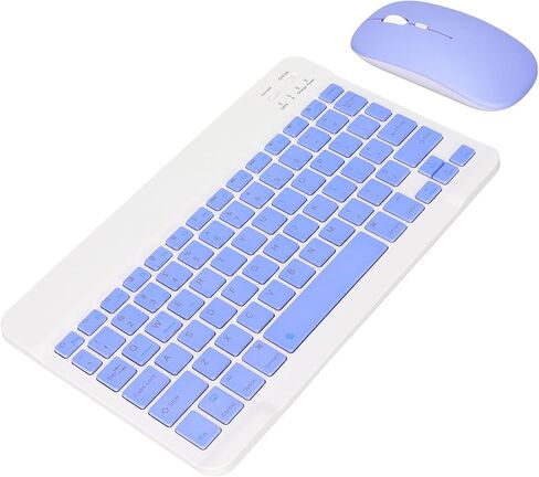 Keyboard and Mouse,Ultra Slim Bluetooth Keyboard and Mouse Combo Rechargeable Portable Keyboard Mouse Set for Laptop PC Cellphone(for) in Kuwait