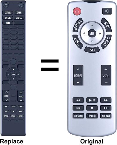 New Replacement Remote Control for Toÿota 2014 2015 2016 2017 2018 Highlander Sequoia Rear DVD 86170-34030 in Saudi Arabia