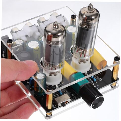 Gatuida Tube Amplifier Vacuum Electron Tube Valve Preamp Preamplifier for Home Theater System Pre-amp for Phonograph Tube Preamp Phono Preamp for Turntable Dc Glass Hifi Preamplifier Board in Saudi Arabia
