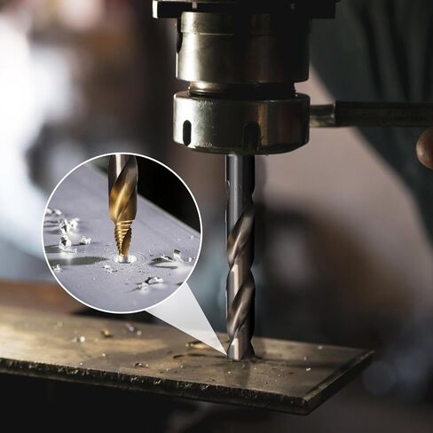 مجموعة رؤوس مثقاب متدرجة من 15 قطعة من YOUGFIN، معدن M2 HSS، 1/16"-3/8"، مثالية لحفر الحديد والفولاذ المقاوم للصدأ والخشب والبلاستيك والأكريليك in Saudi Arabia
