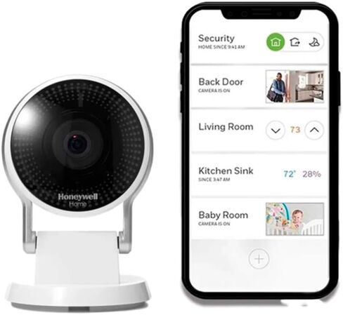 Honeywell Home C2 Indoor Wi-Fi Security Camera (CHC8480W1013), White in Saudi Arabia