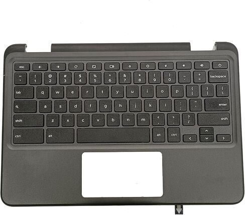 Laptop Palmrest Upper Case with Keyboard Assembly Replacement for Dell Chromebook 11 3100 P/N: 09X8D7 9X8D7 in Kuwait