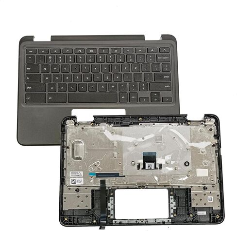 Laptop Palmrest Upper Case with Keyboard Assembly Replacement for Dell Chromebook 11 3100 P/N: 09X8D7 9X8D7 in Kuwait