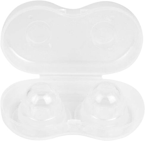 4 Pairs Silicone Nipple Corrector, Nipple Enlargement Suction Enlarger Sucker Puller Portable for Breastfeeding Inverted Flat Nipples in Saudi Arabia