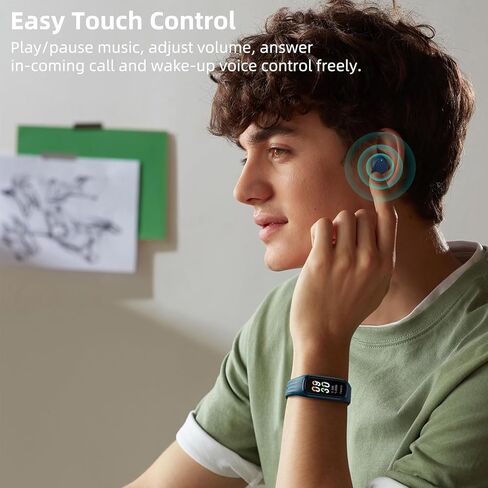 سماعات أذن لاسلكية لهاتف Samsung S24 S23 S22 S21 Flip6 Fold A55 A13 A12 iPhone 16 15 Plus، سماعات رأس بلوتوث خفيفة الوزن داخل الأذن مع ميكروفون عالي الدقة، صوت غامر، باس، حقيبة شحن، أزرق in Kuwait