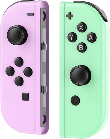 Betensh Replacement for Nintendo Switch, Wireless Controllers Compatible with Nintendo Switch/Lite/OLED, Support Motion Control/Wake-up/Dual Vibration, Purple/Green in Kuwait