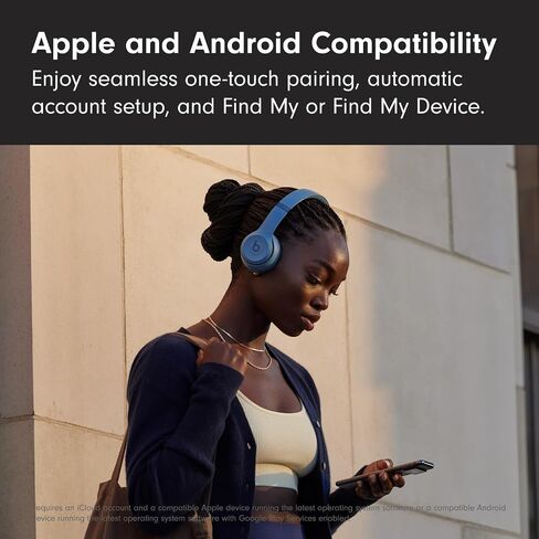 Beats Solo 4 - Wireless Bluetooth On-Ear Headphones, Apple & Android Compatible, Up to 50 Hours of Battery Life - Cloud Pink (Renewed Premium) in Saudi Arabia