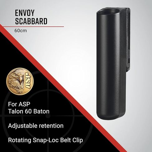 ASP Envoy Baton Scabbard Holster، حامل باتون، حافظة بوليمر سوداء لتالون 40 باتون in Kuwait