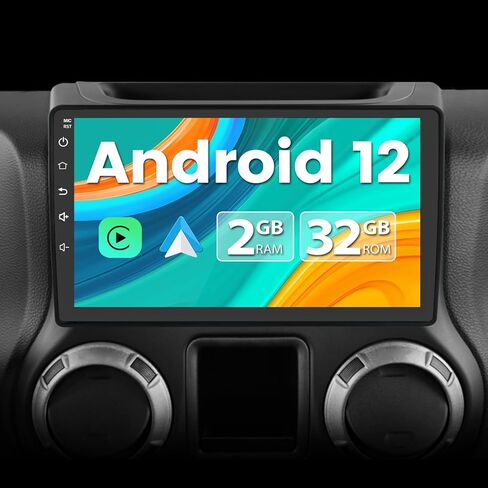 Car Radio Stereo for Jeep Wrangler JK Compass Grand Cherokee Dodge Ram with CarPlay Android Auto in Saudi Arabia