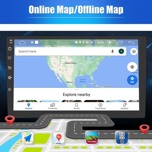 Car Radio Stereo for Jeep Wrangler JK Compass Grand Cherokee Dodge Ram with CarPlay Android Auto in Saudi Arabia
