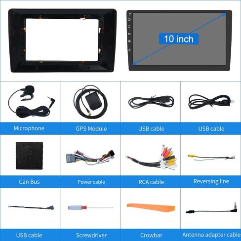 Car Radio Stereo for Jeep Wrangler JK Compass Grand Cherokee Dodge Ram with CarPlay Android Auto in Saudi Arabia