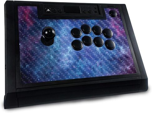 Gaming Skin Compatible with Hori Fighting Stick Alpha (PS5, PS4, PC) - Solid White - Premium 3M Vinyl Protective Wrap Decal Cover - Easy to Apply | Crafted in The USA by MightySkins in Saudi Arabia