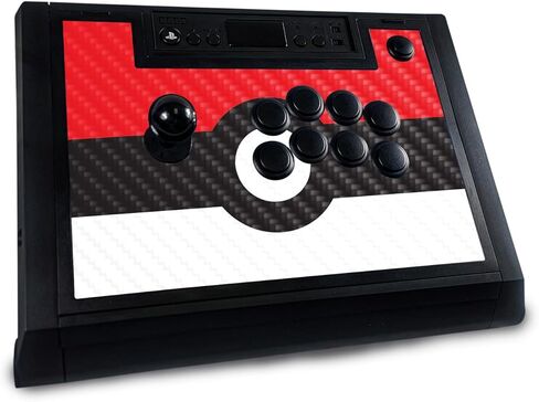 Gaming Skin Compatible with Hori Fighting Stick Alpha (PS5, PS4, PC) - Solid White - Premium 3M Vinyl Protective Wrap Decal Cover - Easy to Apply | Crafted in The USA by MightySkins in Saudi Arabia