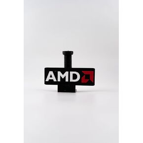 Graphics Card Support Bracket for AMD, Black, Adjustable Height 49-88mm, PLA Material, Enhances Stability and Performance (Black)