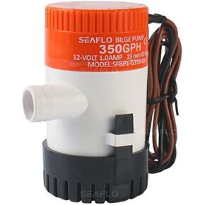 Non Automatic Bilge Pumps for Boats SEAFLO 2000 GPH 12V Boat Marine Plumbing Electric