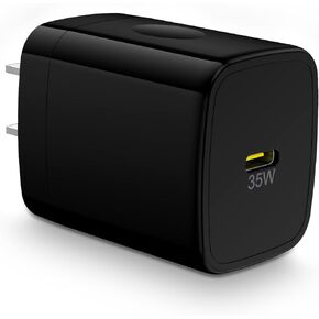 كتلة شاحن Samsung A55 فائقة السرعة من النوع C بقدرة 35 وات لهاتف Samsung Galaxy Z Flip6/Fold6/A15/A14 5G/A54/A13/A53/A34/A33/S24/S23 Ultra/S22 FE، Pixel 8a 8 7 6، iPhone 16 15 14 13 12 برو ماكس شاحن حائط USB C in Kuwait