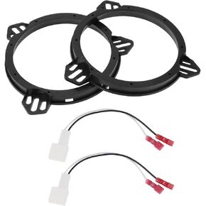 Speaker Spacer Ring Tweeter Speaker Spacer Adator for Toyota Celica 2000-2005 Waterproof Black 2 Set