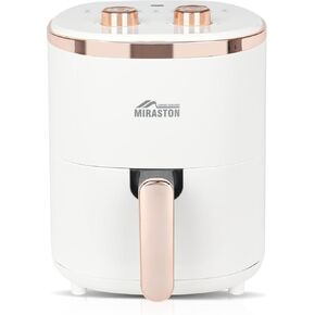 Air Fryer 3.6QT, Manual Control Mechanical Knob Air Fryers, Small Yet Surprisingly Large Capacity - Oilless Cooking for Healthier Delights, Black