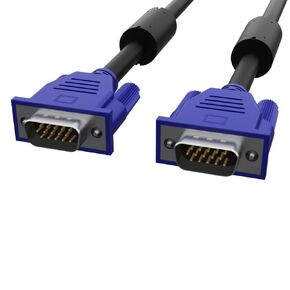 Kyper USKyper-1367 Monitor Cable 100 Pack 6ft 15 pin M/M VGA to VGA SVGA 1080P Full HD High Resolution for TV Computer Projector (100)