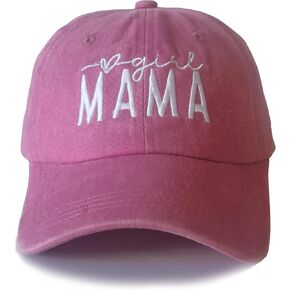 قبعة Jumsky Girl Mama قابلة للتعديل من قماش الدنيم الرياضي في الهواء الطلق قبعات بيسبول للأم Snapback