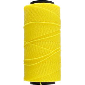 سلك بوليستر مشمع من The Beadsmith Knot It، قطر 1 مم، بكرة 144 مترًا (472 قدمًا) (رمادي فاتح)