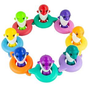 لعبة دولفين حوض الاستحمام الحسية السمعية للأطفال من لاماز، متعددة الألوان in Kuwait