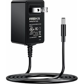 FITE ON 6V 2A [6 Volts 2 Amps] Adapter Power Supply AC to DC Plug 5.5 x 2.1mm & 2.5mm for 6volt 100mA 300mA 500mA 600mA 800mA 900mA 1000mA 1500mA 2000mA