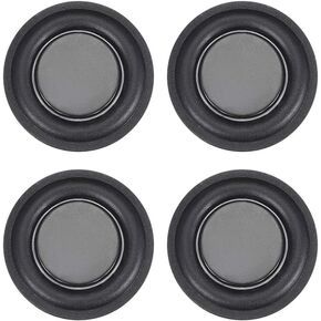 uxcell 4Pcs 1.25" 32mm Bass Speaker Passive Radiator Auxiliary Rubber Vibration Plate Subwoofer DIY Repair