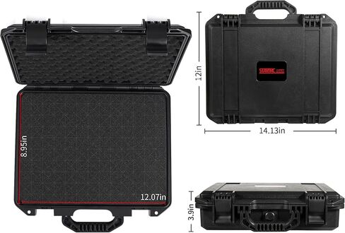 حقيبة حمل لجهاز ASUS ROG Ally X/PlayStation Portal، حافظة صلبة مقاومة للماء للتخزين المحمول لجهاز ASUS ROG Ally X 2024 مع حشوة إسفنجية قابلة للتخصيص بنفسك in Kuwait