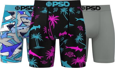 PSD Men's Trop Floral 2Pk Boxer Briefs, Multi, XXL in Saudi Arabia
