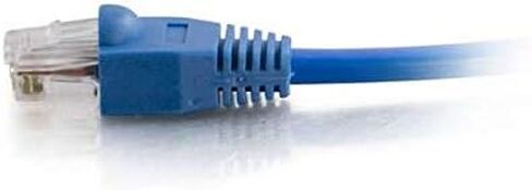 كابل C2G 22823 Cat5e - كابل تصحيح شبكة إيثرنت غير محمي بدون مشبك، متوافق مع TAA، أزرق (7 أقدام، 2.13 متر) (صنع في الولايات المتحدة الأمريكية) in Saudi Arabia