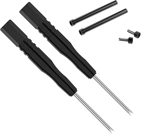 Compatible with Amazfit T-Rex 2 Smart Watch Screw Accessory, 2PCS Stainless Steel Replacement Screws with 2PCS Screwdrivers Removal Tool for Amazfit T Rex 2 Smartwatch (Black) in Kuwait