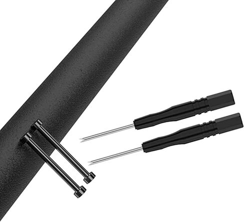 Compatible with Amazfit T-Rex 2 Smart Watch Screw Accessory, 2PCS Stainless Steel Replacement Screws with 2PCS Screwdrivers Removal Tool for Amazfit T Rex 2 Smartwatch (Black) in Kuwait