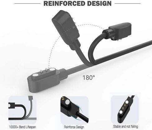 2Pack Charger Compatible with Faweio IDW26 IDW19 IDW16 IDW13 IDW20, 2FT Smart Watch Replacement USB Charging Cable Cord in Saudi Arabia