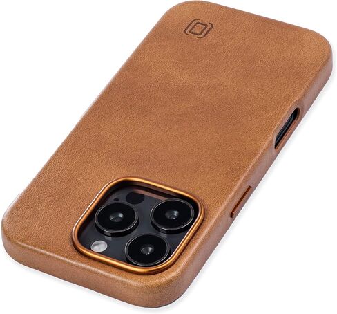 Dockem Genuine Leather Case for iPhone 16 Pro, Compatible with MagSafe (MSGL, Light Brown) in Saudi Arabia