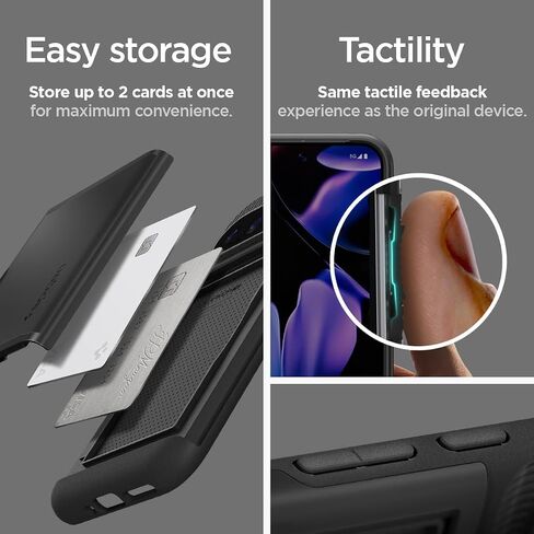 Spigen Slim Armor CS مصمم لحافظة Pixel 9 Pro XL (2024) [حماية عسكرية] - أسود in Kuwait