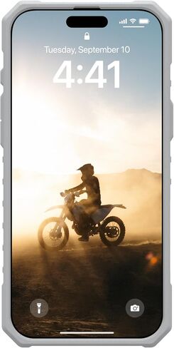 حافظة URBAN ARMOR GEAR UAG مصممة لهاتف iPhone 16 Pro Max مقاس 6.9 بوصة باثفايندر شفاف - متوافقة مع شحن MagSafe، غطاء واقٍ متين مقاوم للصدمات ومضاد للانزلاق من الدرجة العسكرية، نيون نشط in Saudi Arabia