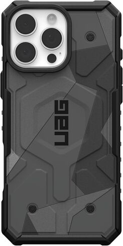 حافظة URBAN ARMOR GEAR UAG مصممة لهاتف iPhone 16 Pro Max مقاس 6.9 بوصة باثفايندر شفاف - متوافقة مع شحن MagSafe، غطاء واقٍ متين مقاوم للصدمات ومضاد للانزلاق من الدرجة العسكرية، نيون نشط in Saudi Arabia