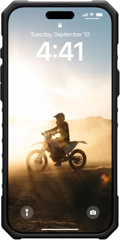 حافظة URBAN ARMOR GEAR UAG مصممة لهاتف iPhone 16 Pro Max مقاس 6.9 بوصة باثفايندر شفاف - متوافقة مع شحن MagSafe، غطاء واقٍ متين مقاوم للصدمات ومضاد للانزلاق من الدرجة العسكرية، نيون نشط in Saudi Arabia