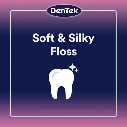 DenTek Comfort Clean Floss Picks for Sensitive Teeth, Soft and Silky Ribbon, 90 Count Each (Pack of 2) in Saudi Arabia