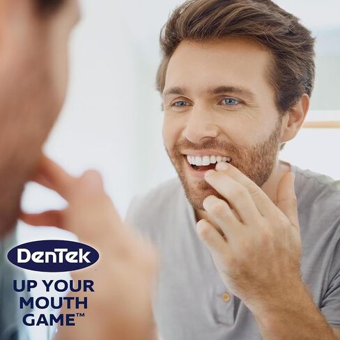 DenTek Comfort Clean Floss Picks for Sensitive Teeth, Soft and Silky Ribbon, 90 Count Each (Pack of 2) in Saudi Arabia