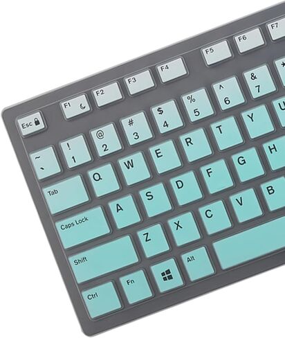 Keyboard Cover for Dell KM636 Wireless Keyboard & Dell KB216 Wired Keyboard & Dell Optiplex 5250 3050 3240 5460 7450 7050 & Dell Inspiron AIO 3475/3477/3670 All-in one Desktop Keyboard Skin-Clear in Kuwait