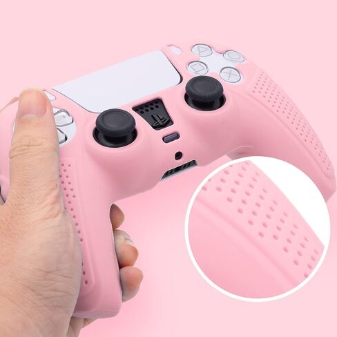 Controller Skin Anti-Sweat, Anti-Slip and Dustproof Silicone Controller Case Controller Accessories for Controller Skin (Blackwhite) in Saudi Arabia