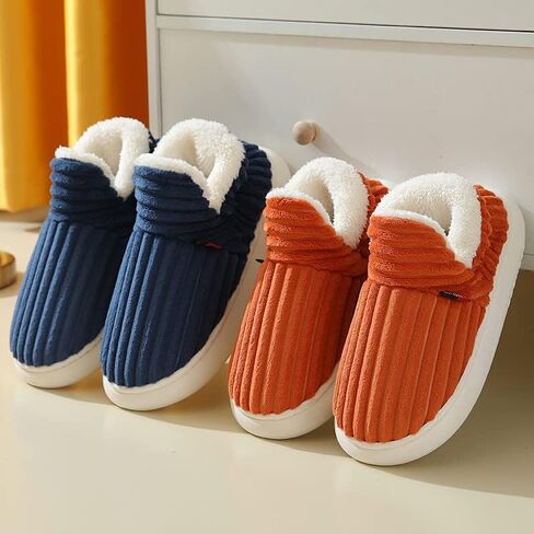 Caistre Women Men Ankle Bootie Slipper Plush Warm Indoor Outdoor Shoes Comfy Fleece Lined Memory Foam Slipper with Anti-Slip Sole in Kuwait