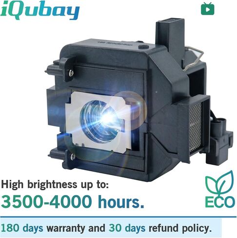 مصباح بروجيكتور بديل ELP69 /V13H010L69 للسينما المنزلية Epson Elplp69 PowerLite HC5010 5020UB 5030UB EH-TW9000 5010E 5025UB 5020UBE 5030UBE 6030UB 6020UB 6010 EH-TW7200 EH-TW8000 EH- TW8200 in Kuwait